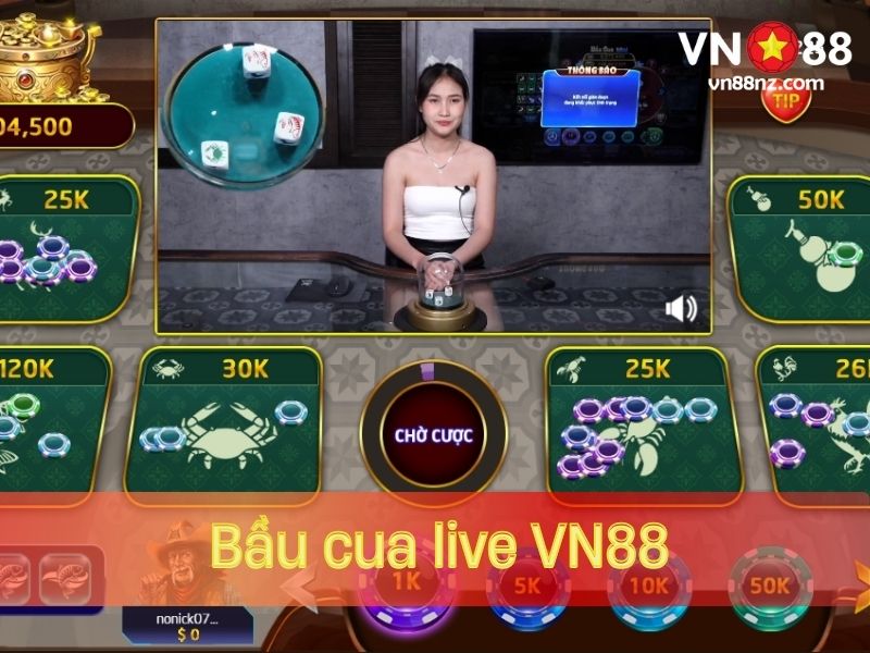 Bầu cua Live được yêu thích hơn cả tại VN88