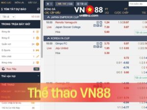 Thể thao VN88 cung cấp đa dạng bộ môn cá cược